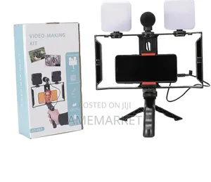 Video-Making Kit – Smartphone Vlogging Live Streaming Kit AY-49X