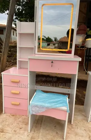 Dressing Mirror PINK / BROWN/ WHITE