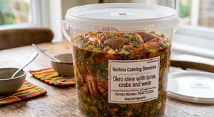 Okro Stew With Tuna, Crabs and Wele (Pre-Order - 3kg)