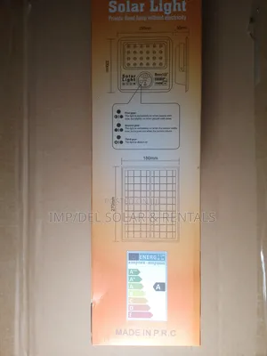 Solar Lights 300w Plus Panel, Inbuilt Battery, Remote Controller Etc