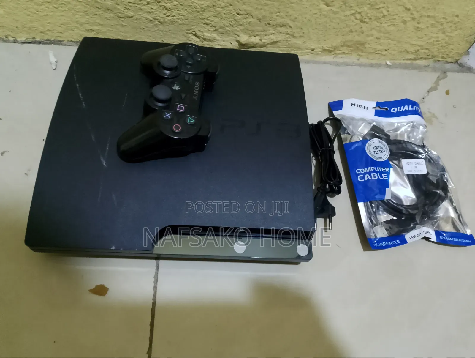 Ps3 Slim Console( 120gb)with 10 Games