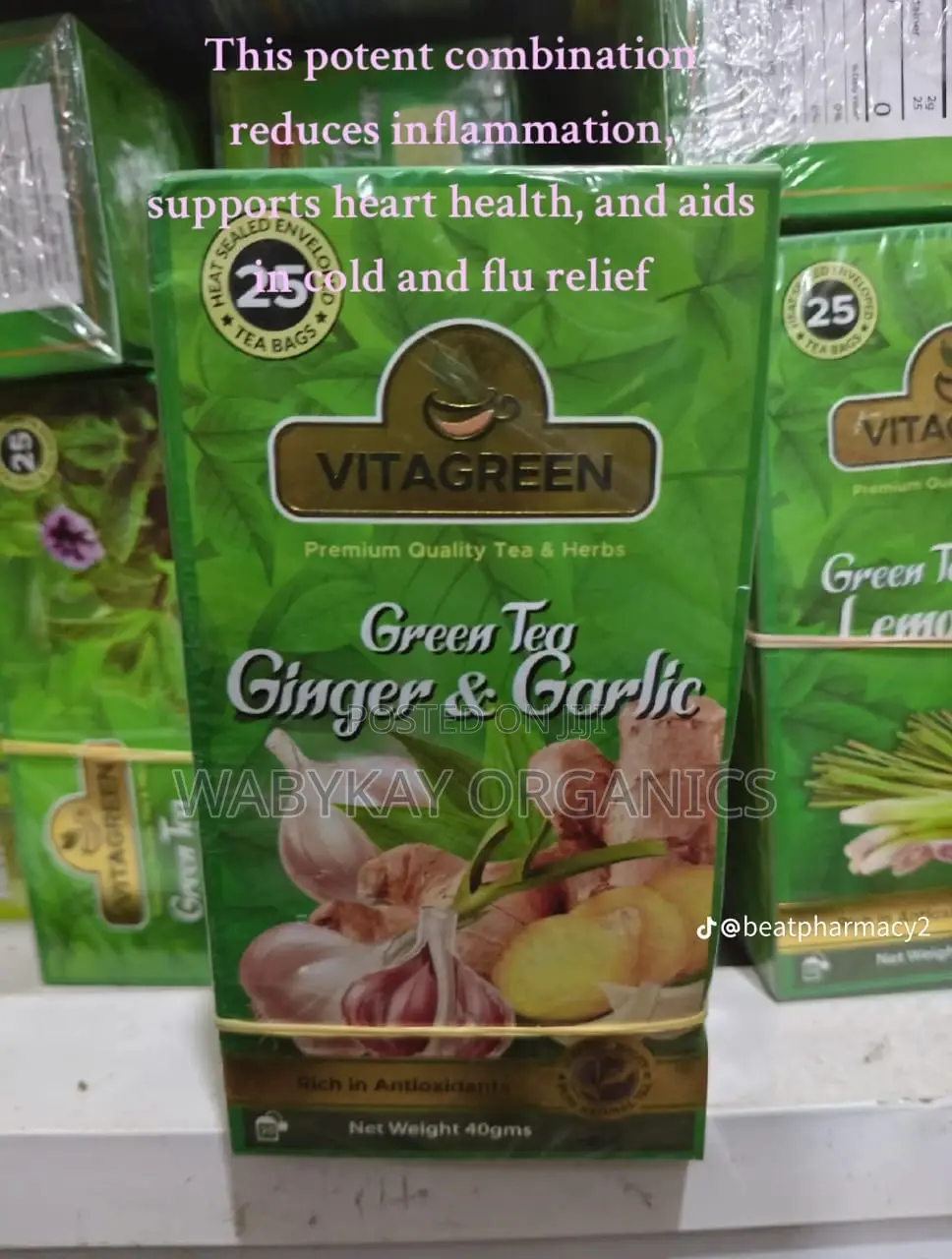 Vitagreen Green Tea- 25 Teabags, Varieties