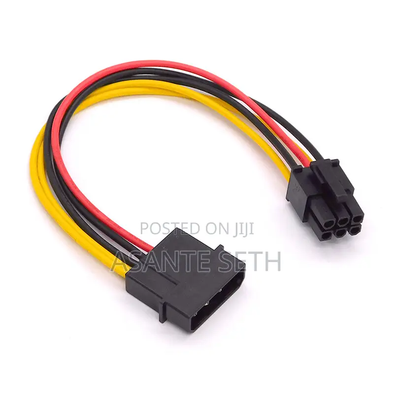 Original Molex to 6pins Graphics Card Converter