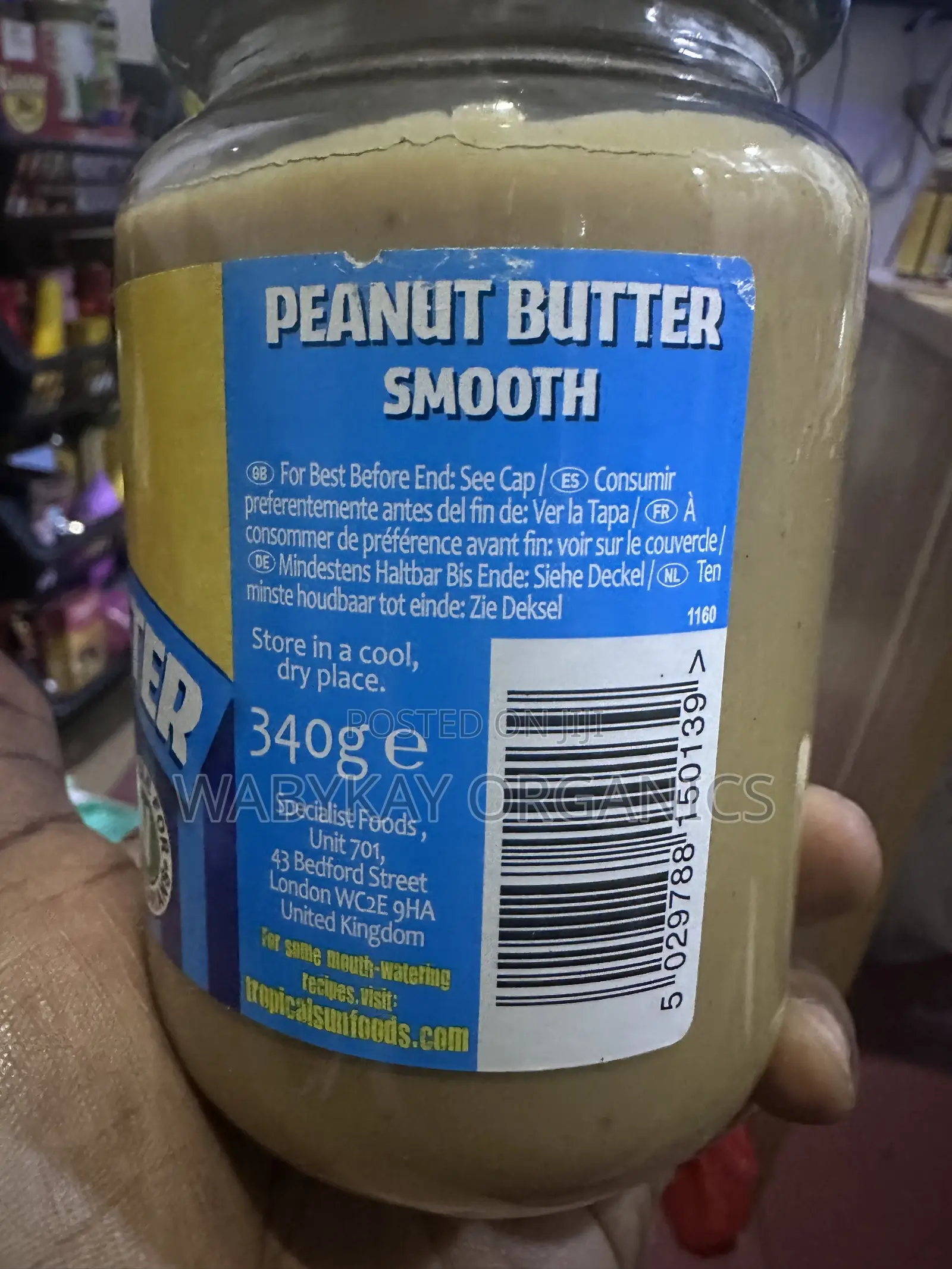 Tropical Sun Peanut Butter