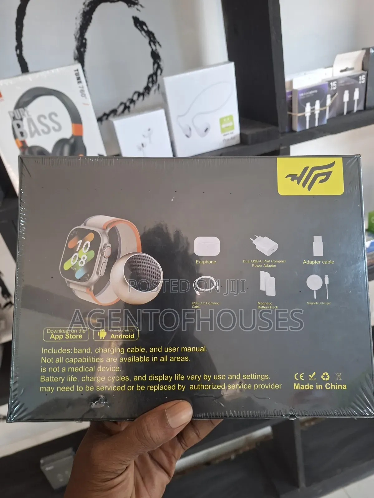 Smart Watch With All Accessories