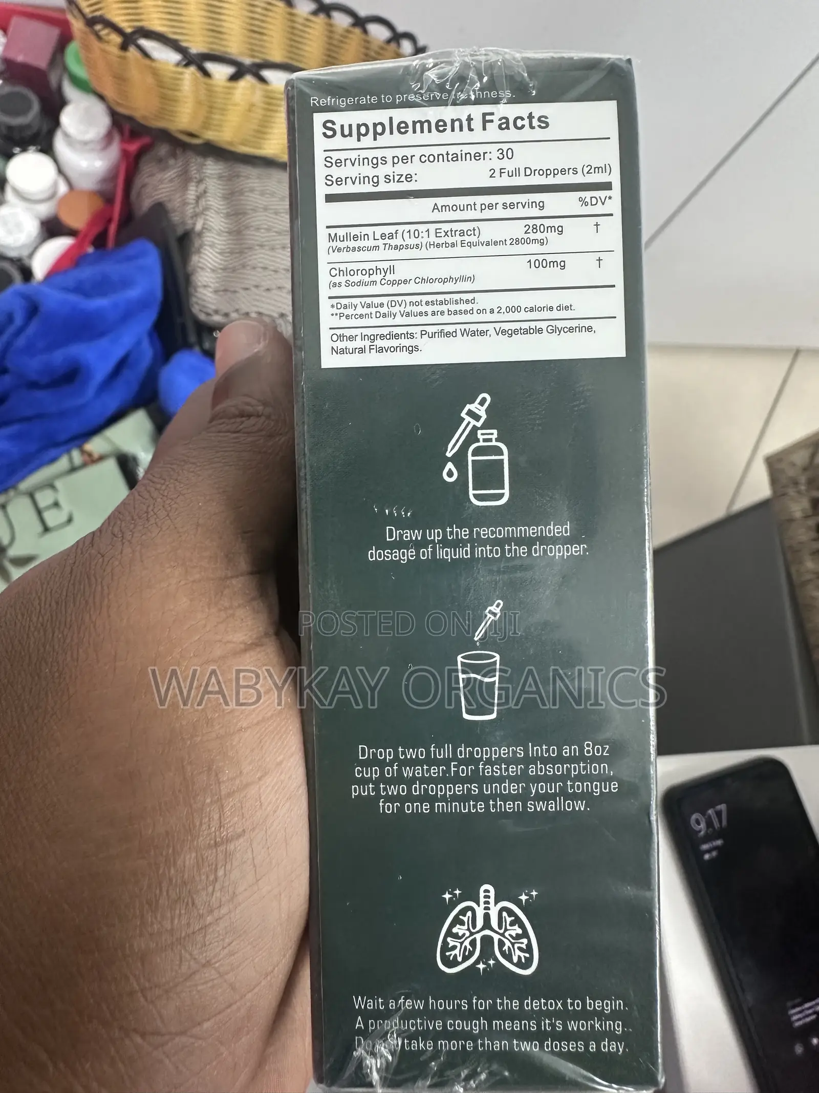 Mullen + Chlorophyll Liquid Drops