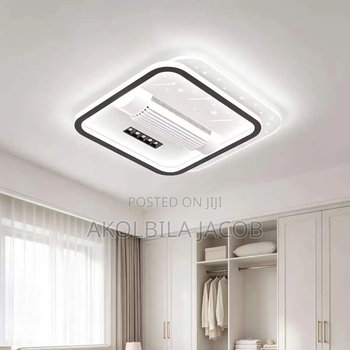 AC Light/ Celling Fan Light With Bluetooth Speaker