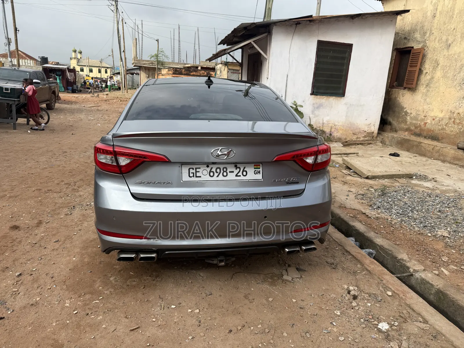 Hyundai Sonata Sport 2.0T 4dr Sedan (2.0L 4cyl Turbo 6A) 2015 Gray