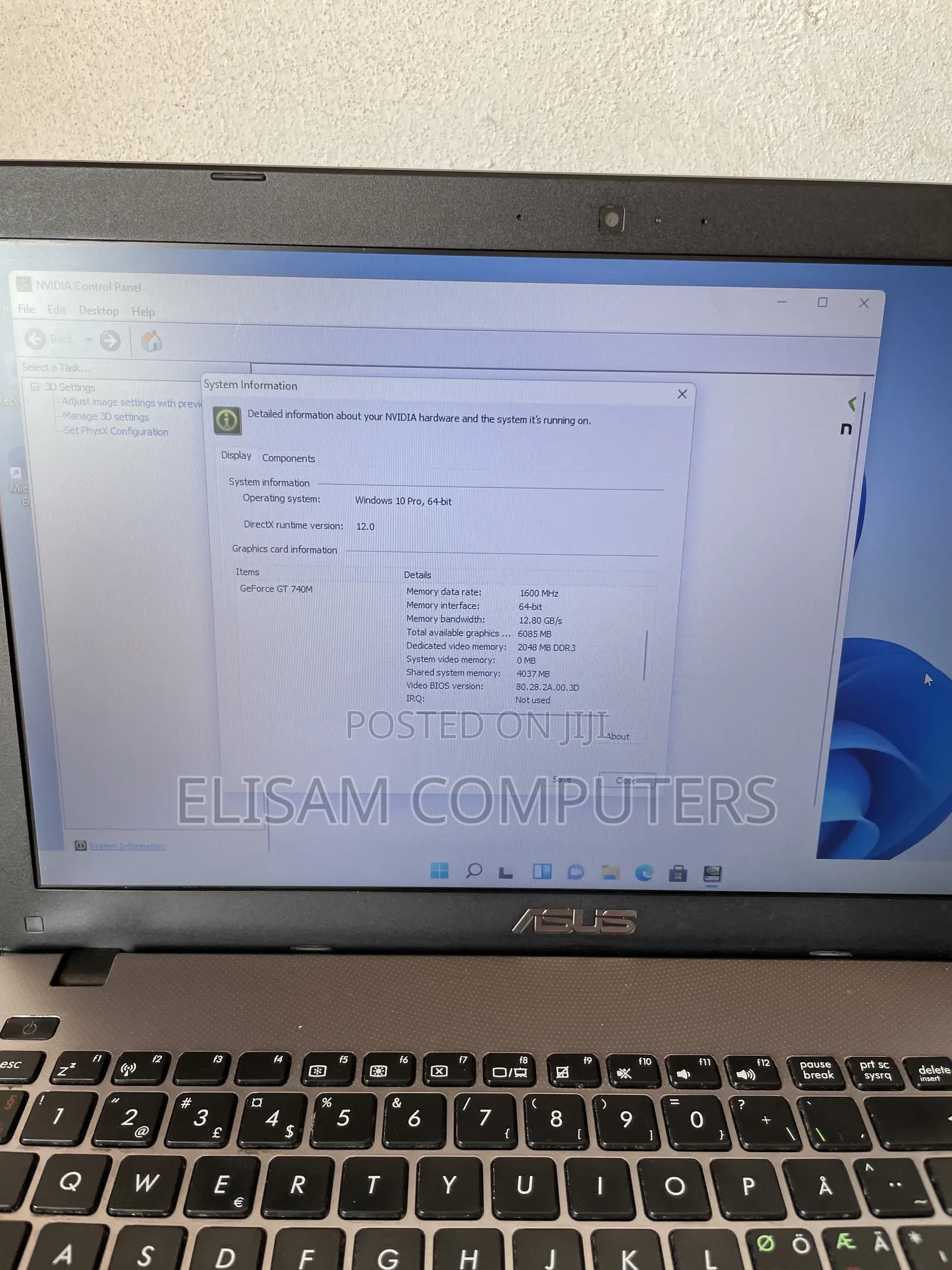 Laptop Asus X550JK 8GB Intel Core i5 HDD 500GB