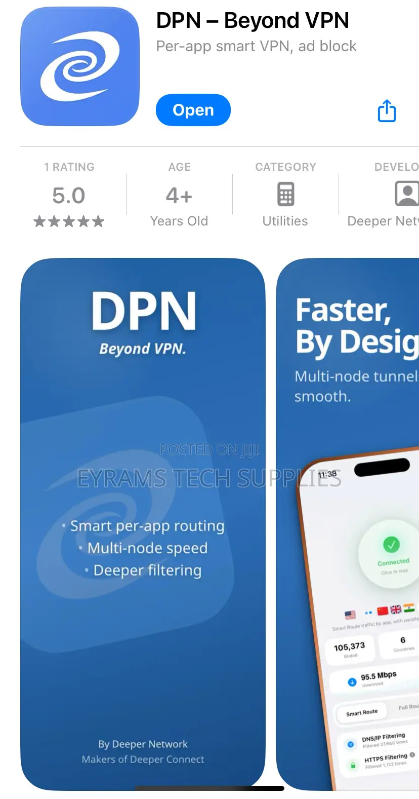 DPN Deeper Application 1 Year Subscription