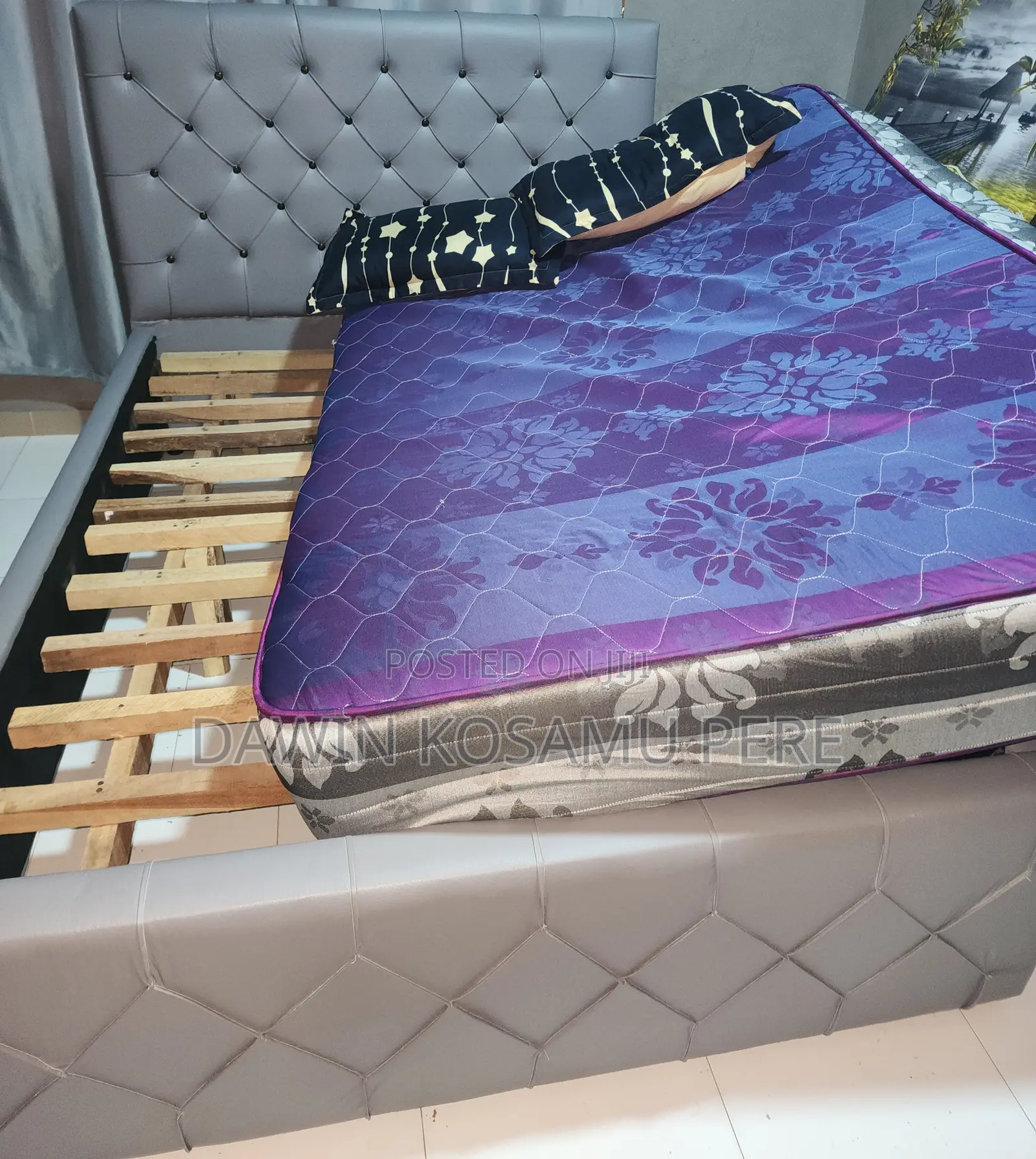Double Bed and High Density Mattress