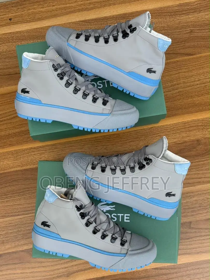 Original Lacoste Grey/Blue Mid-Shot