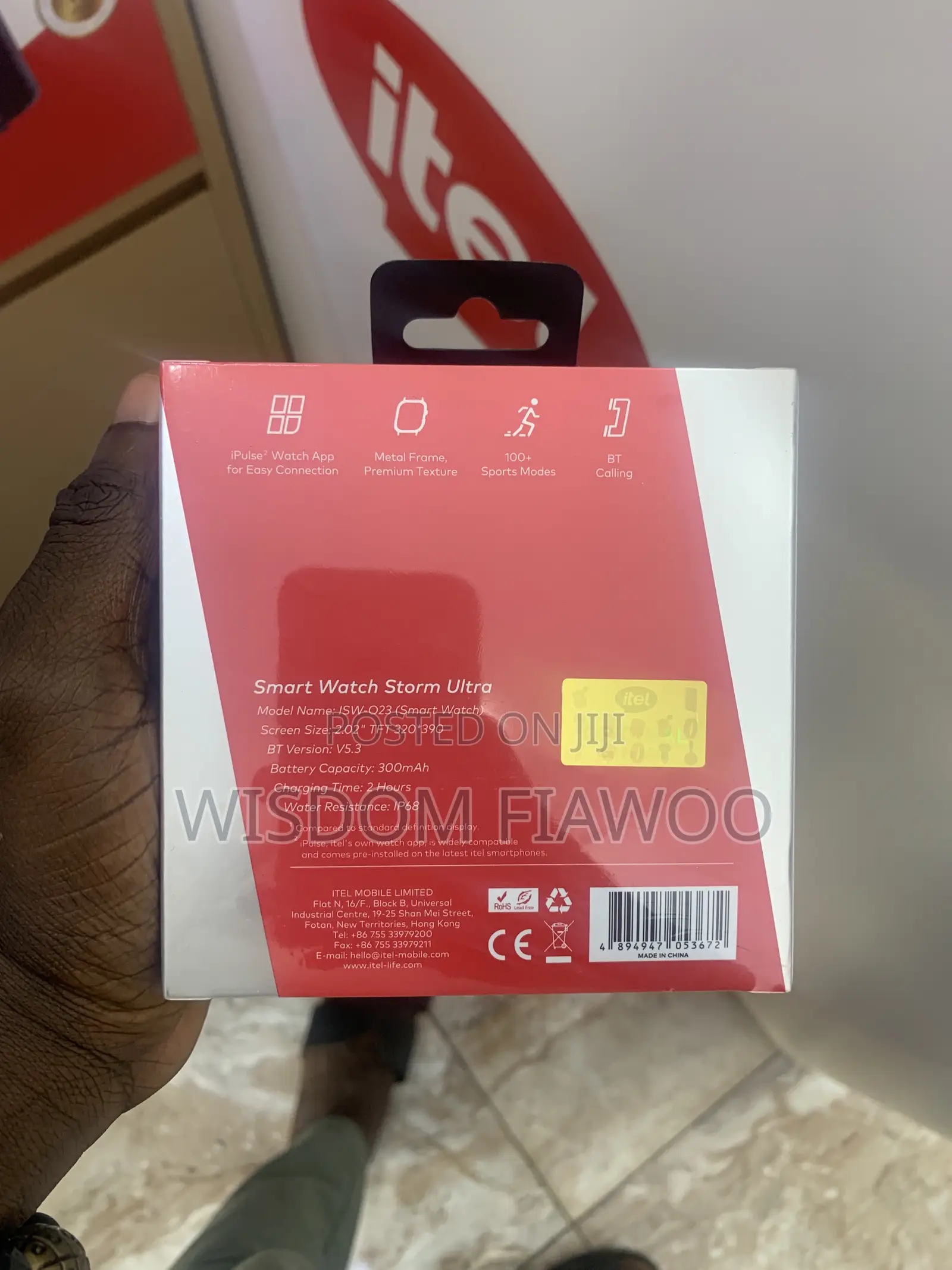 Itel Smartwatch Storm Ultra
