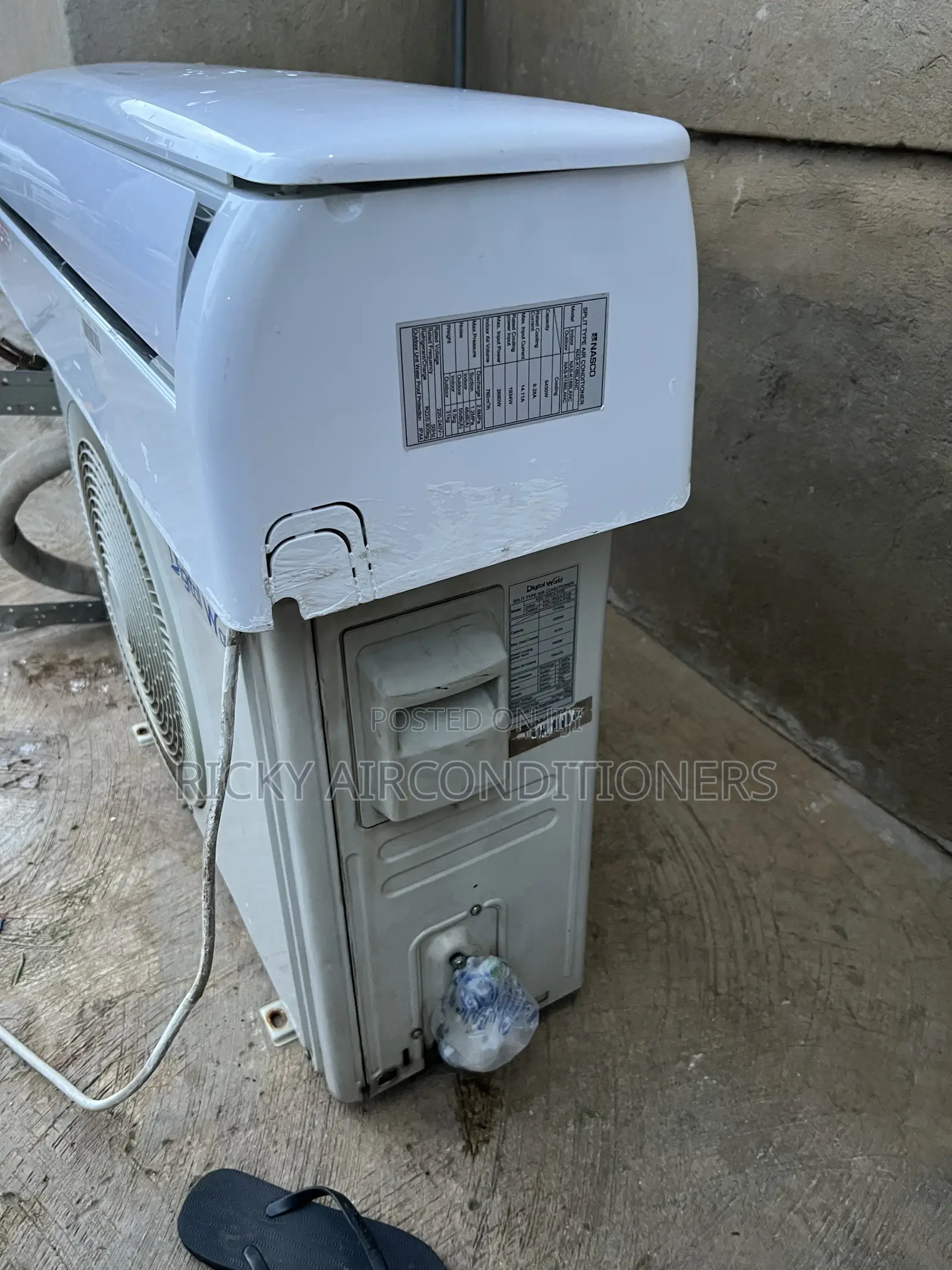 Nasco 2.0 Horse Power Aircondition(7months Used)