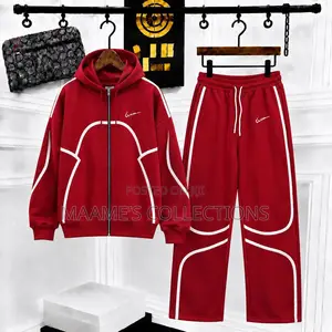 Nike X Corteiz Reflective Hoodies Tracksuit Top and Down Set. Unisex