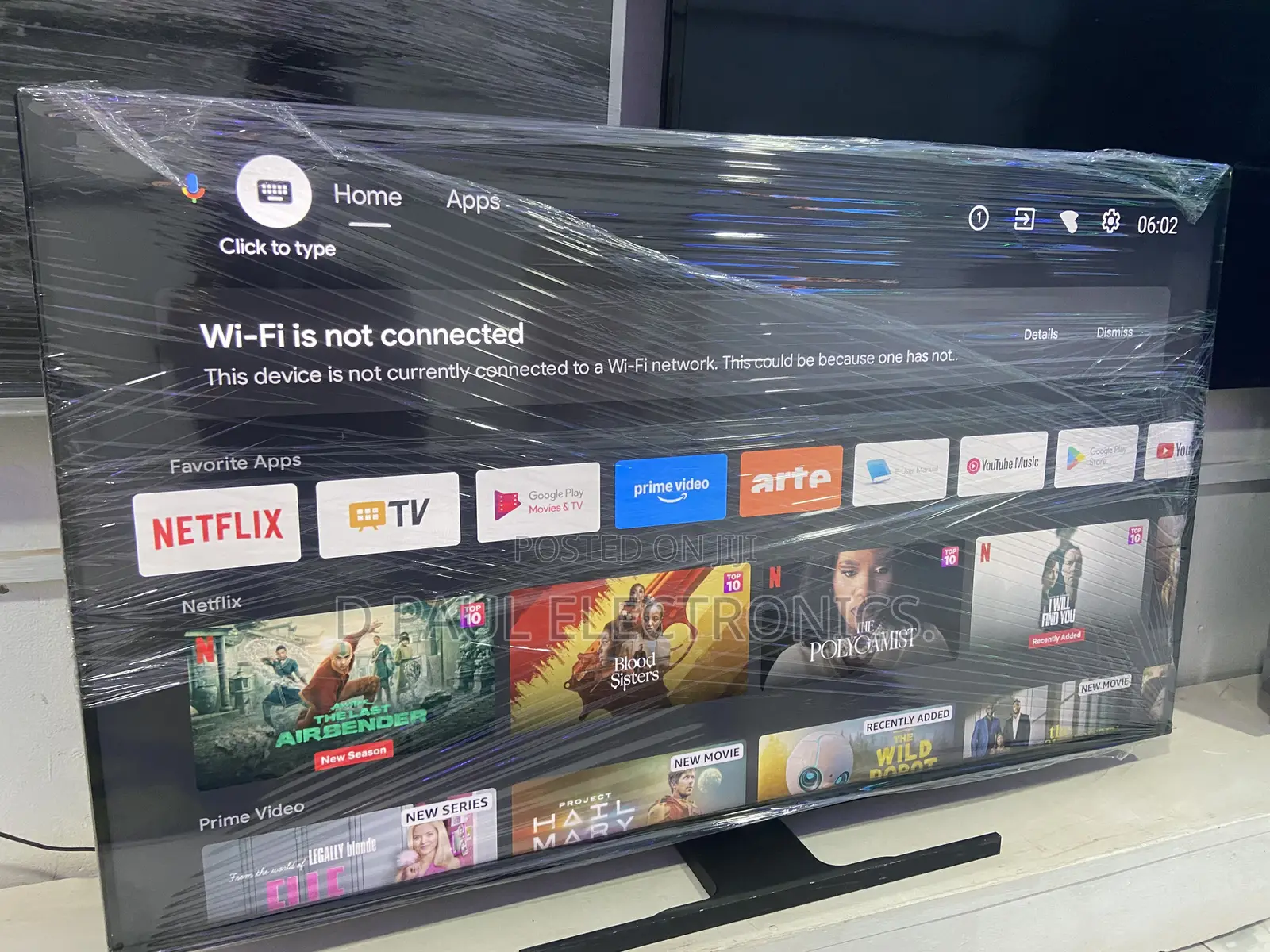 50 Inches Full Digital Satellite Ultra HD Led Smart Android TCL TV.