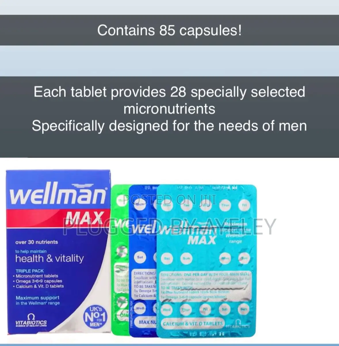 WELLMAN MAX 85 Capsules