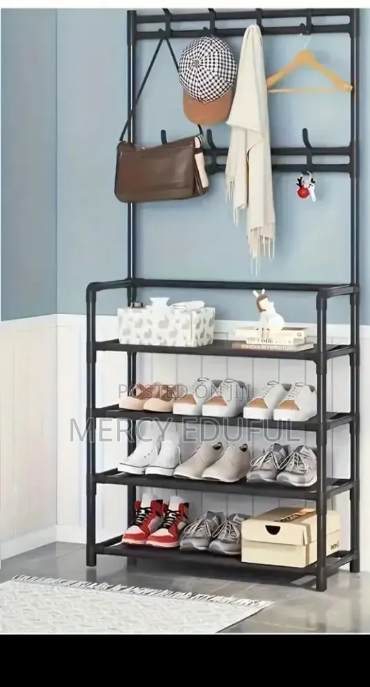 Shoe Racks and Plastic Wardrobe