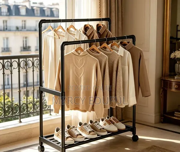 Shoe Racks and Plastic Wardrobe