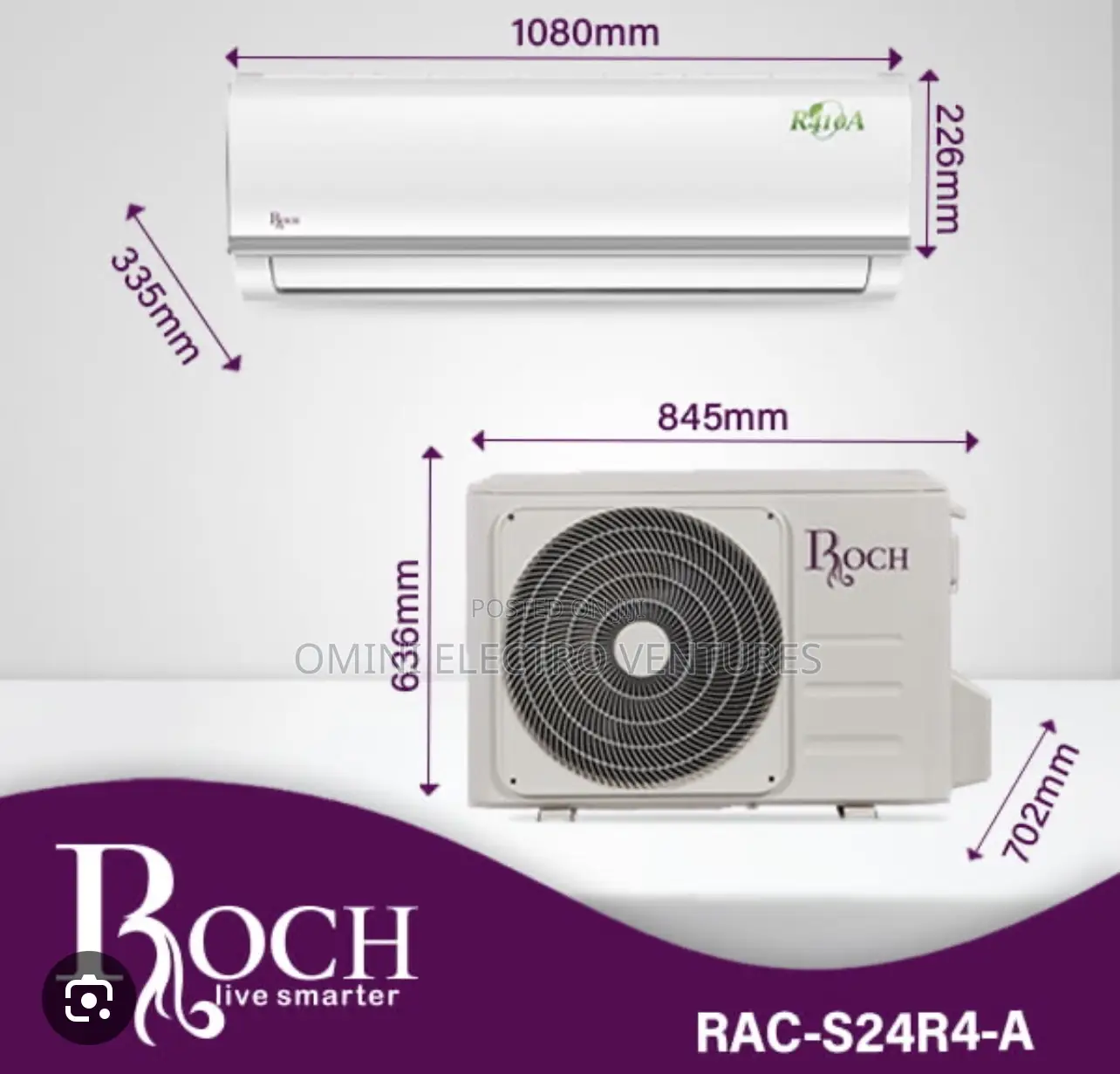 Brand New Roch 2.5 Airconditioner With R410