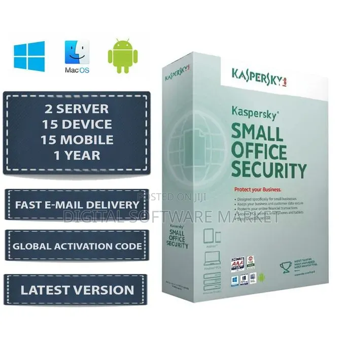 Kaspersky Small Office Security (15 PCs /2 Servers /15 Mobile /1 Year)