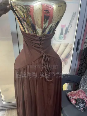 Lace Back Net Dress