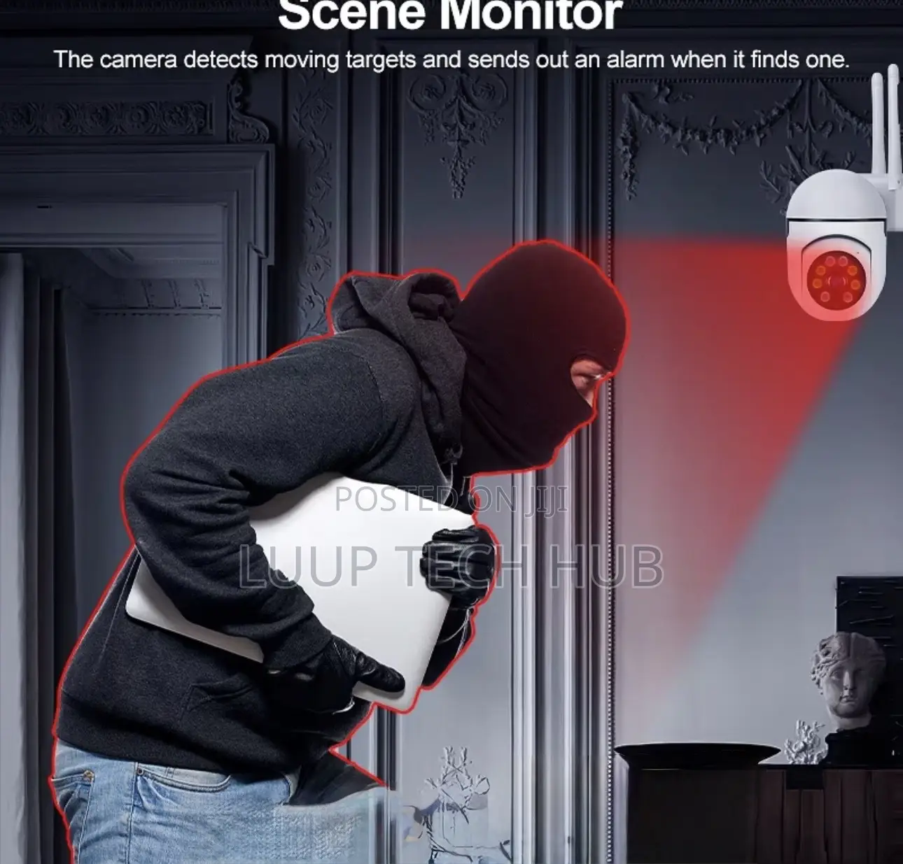 High Definition Ai WiFi CCTV Camera With Night Vision, Motion Sensor