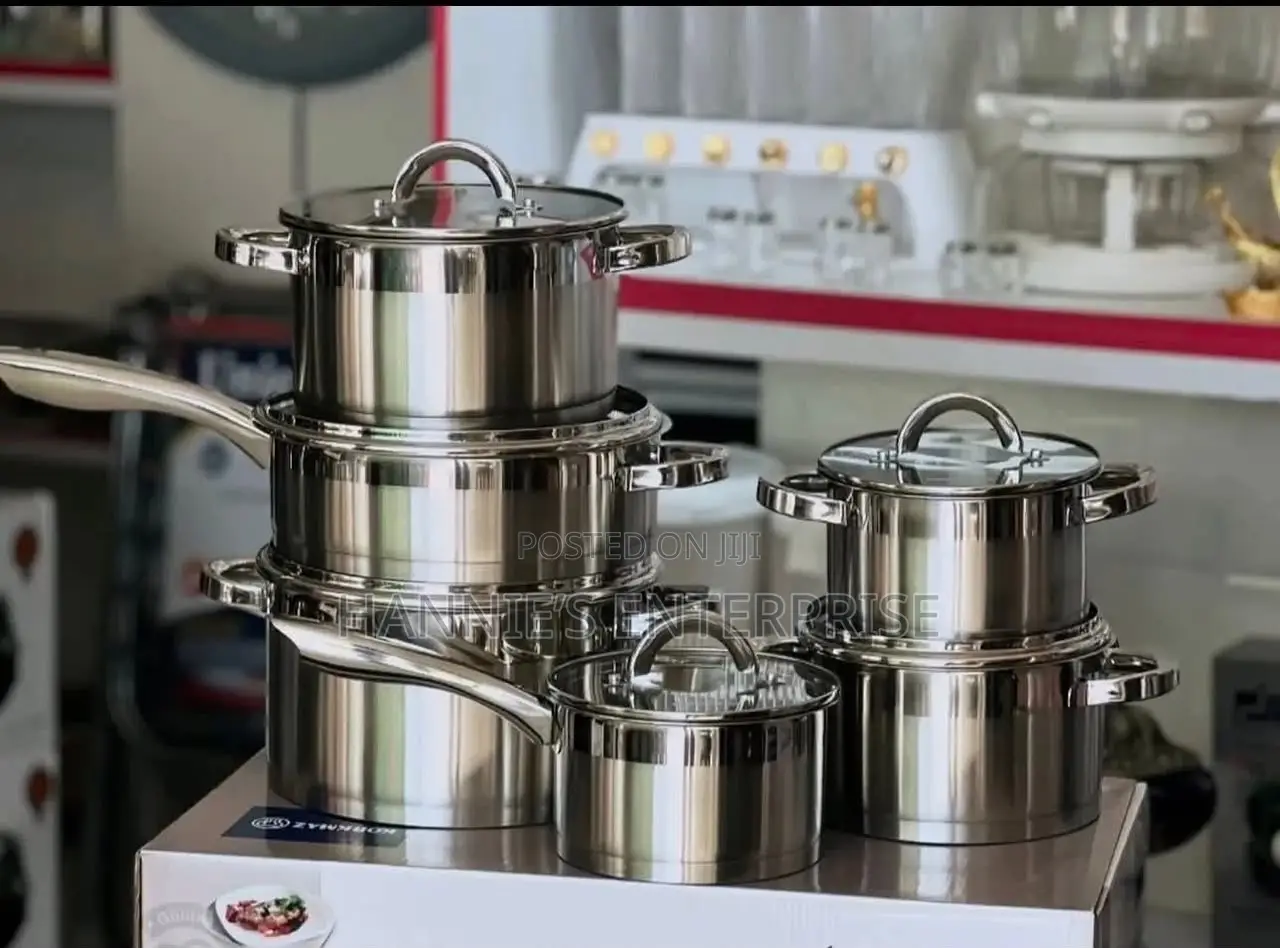 Stainless Steel Cooking Pots and Saucepans