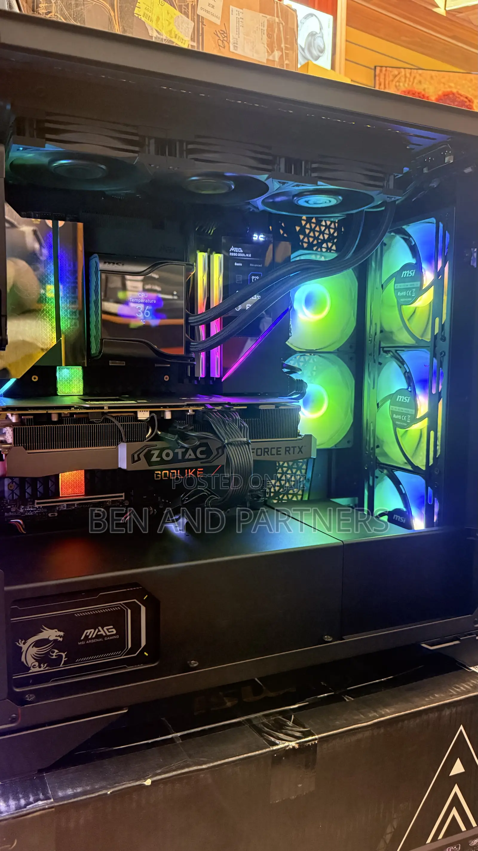 New Desktop Computer MSI model 32GB Intel Core i7 SSD 2T