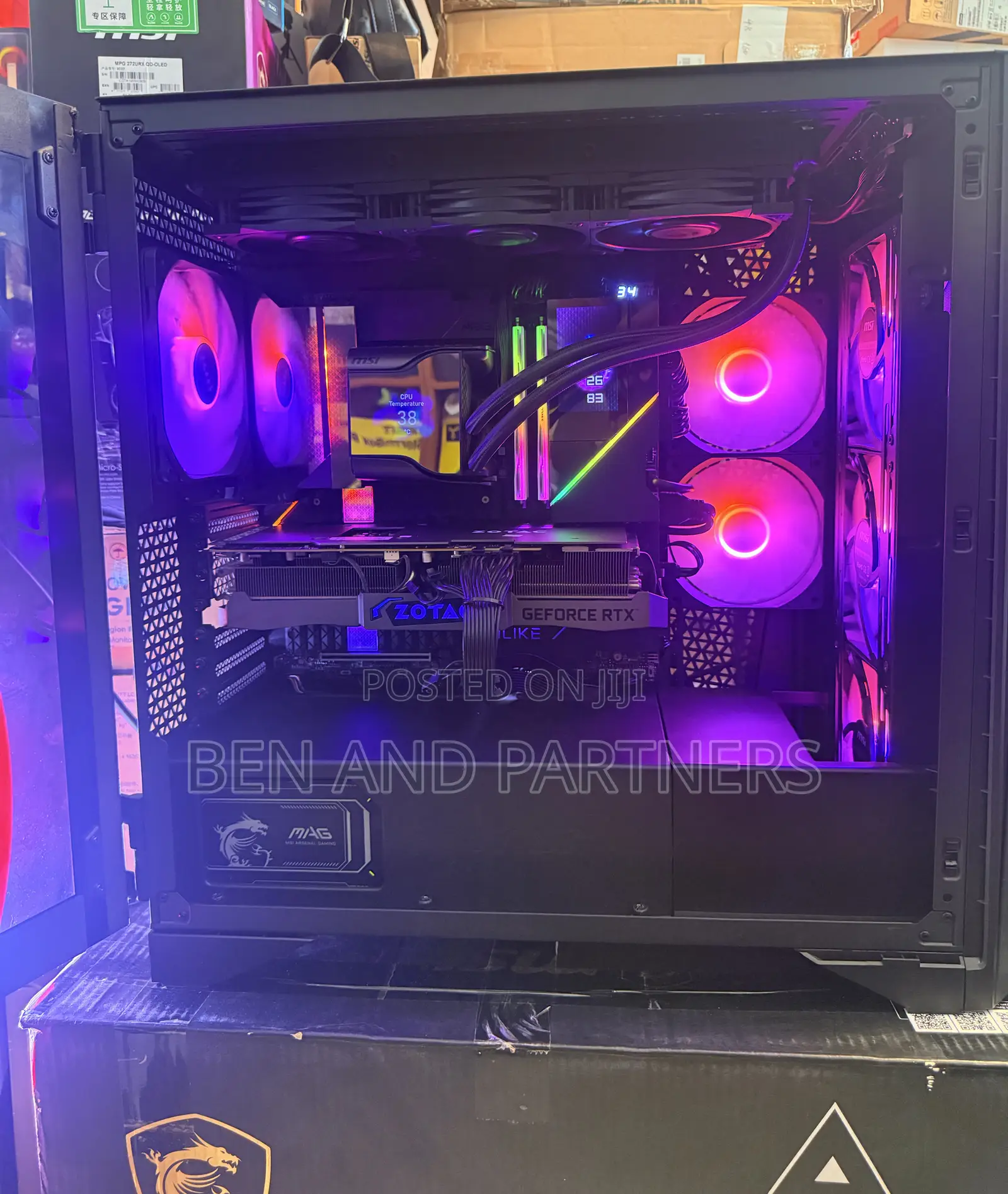 New Desktop Computer MSI model 32GB Intel Core i7 SSD 2T