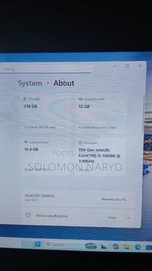 New Desktop Computer 16GB Intel Core i5 SSHD+SSD 2T