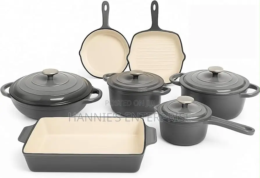 11-Piece Enamel Cast Iron