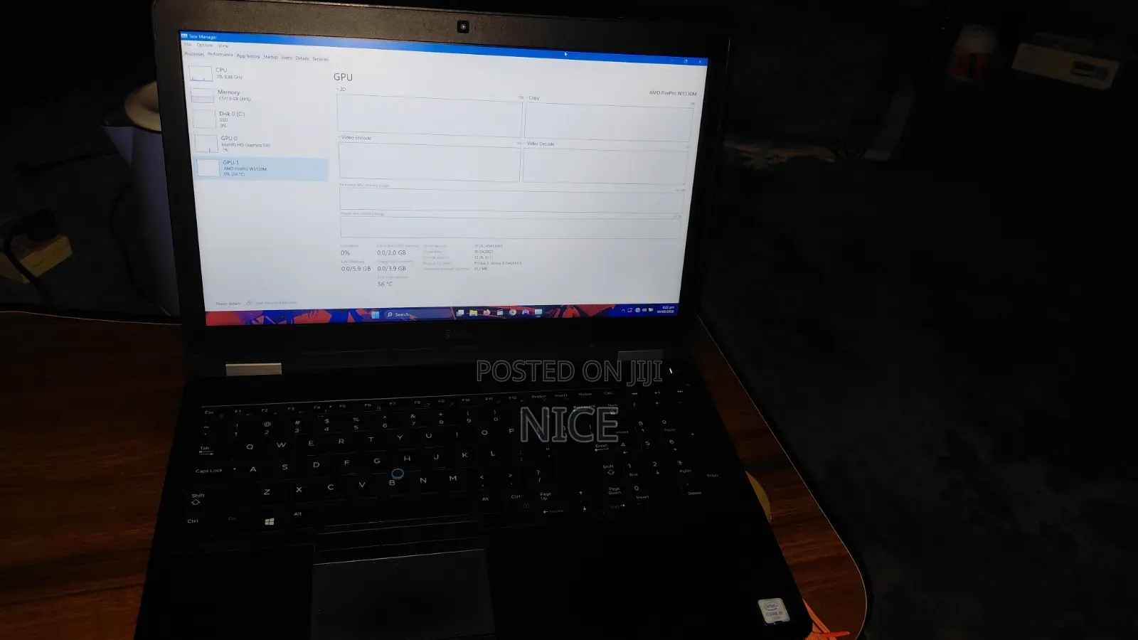 Laptop Dell Precision 3510 8GB Intel Core i5 SSD 256GB