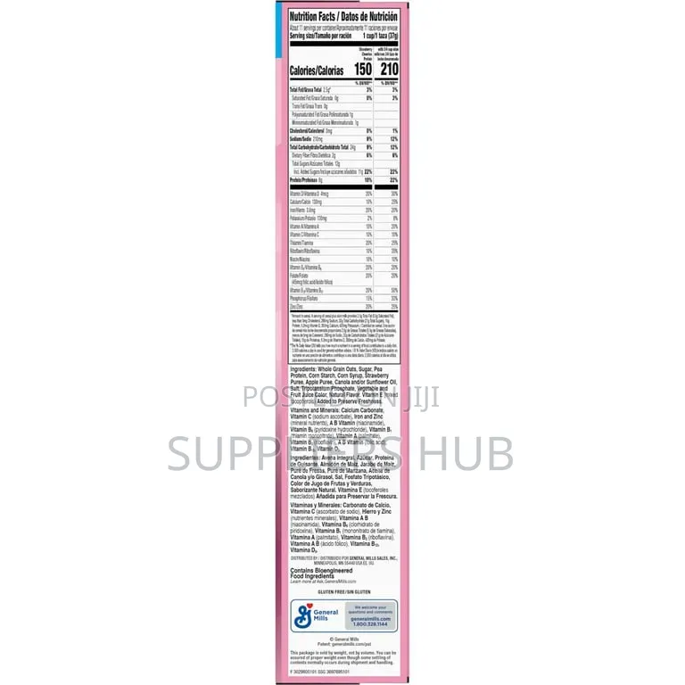 Cheerios Protein Cereal, Strawberry, 8g Protein, Family Size