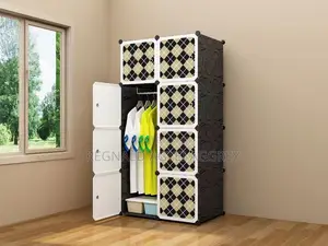 8 Cube Plastic Wardrobe