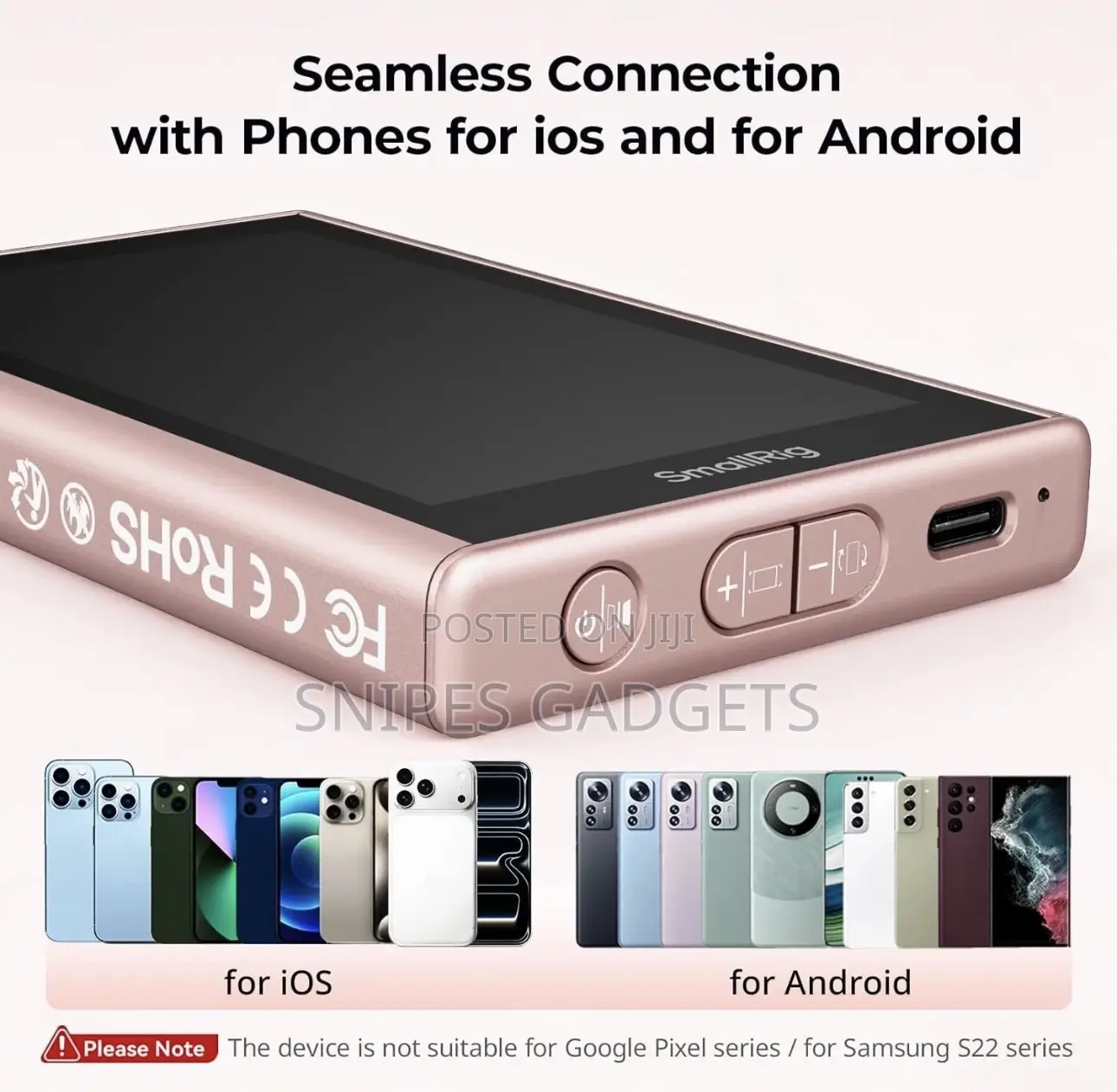 SmallRig Wireless Video Monitor for Phone(1080p) With Wireless Control