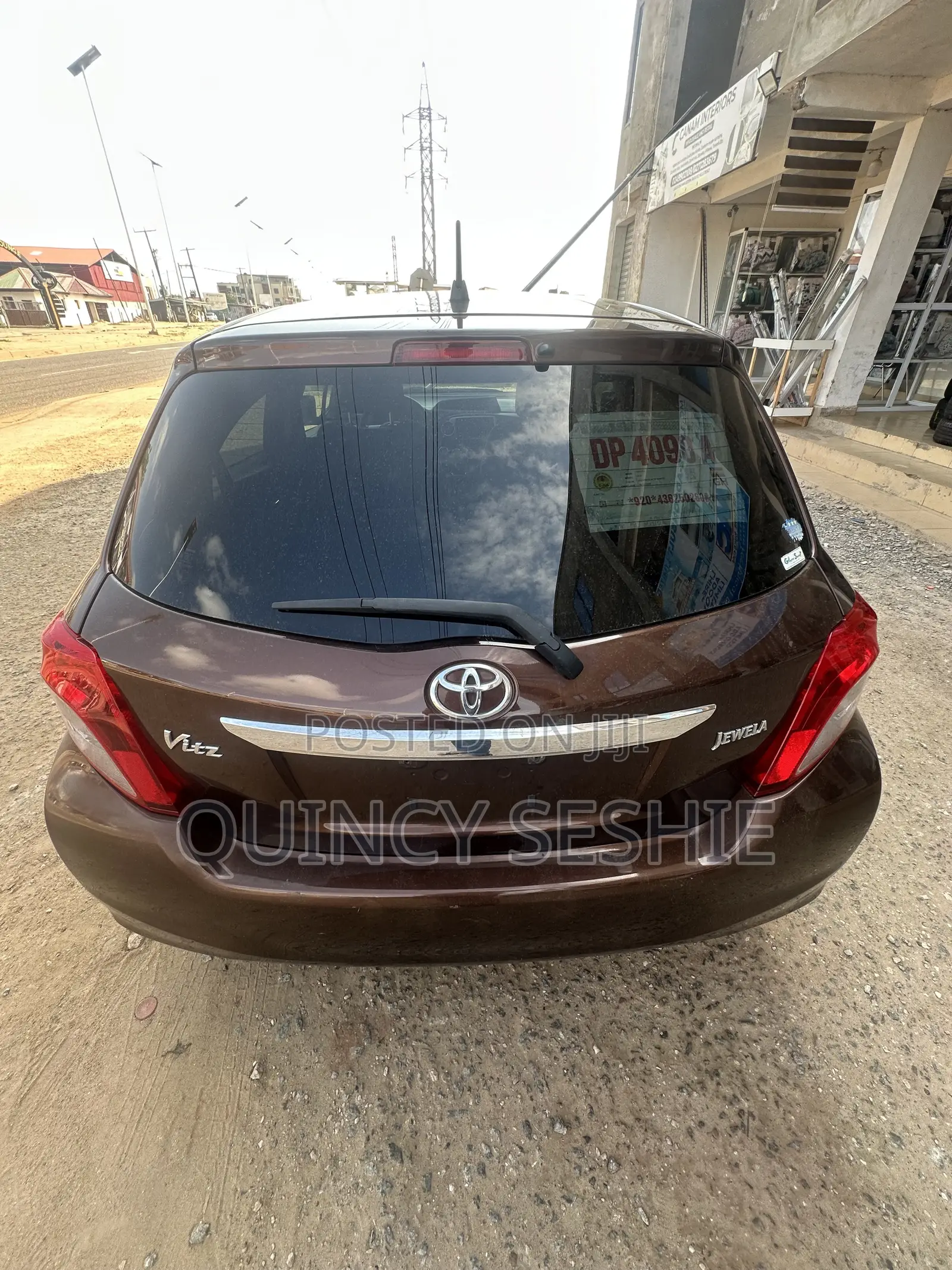 Toyota Vitz 2012 Brown