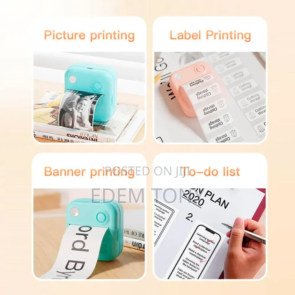 Portable Mini Label Printer