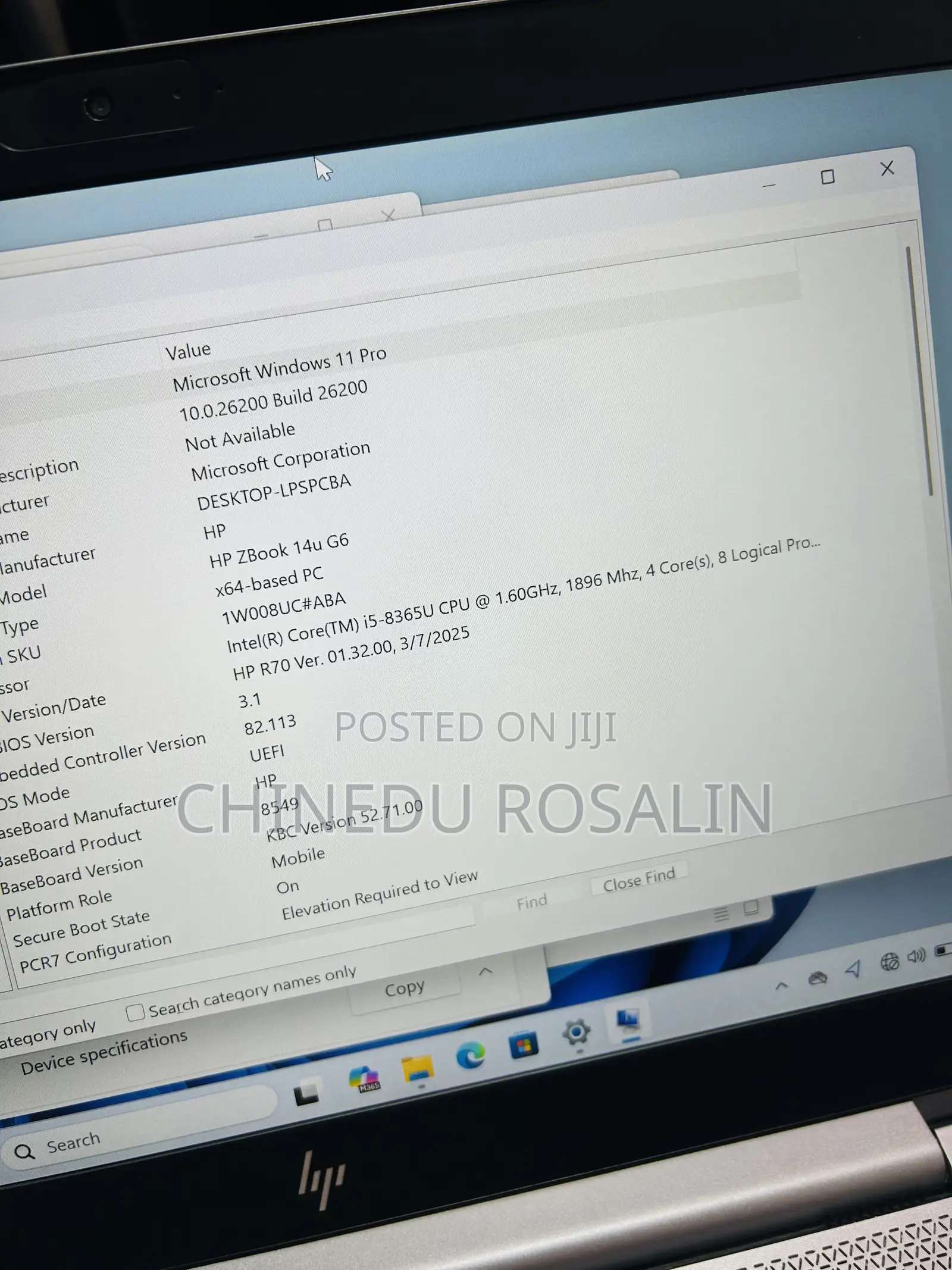 Laptop HP ZBook 14u G6 16GB Intel Core i5 SSD 256GB