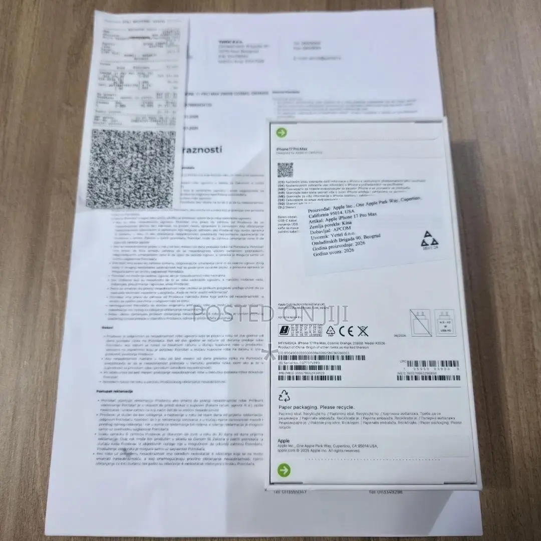 New Apple iPhone 17 Pro Max 512 GB Orange