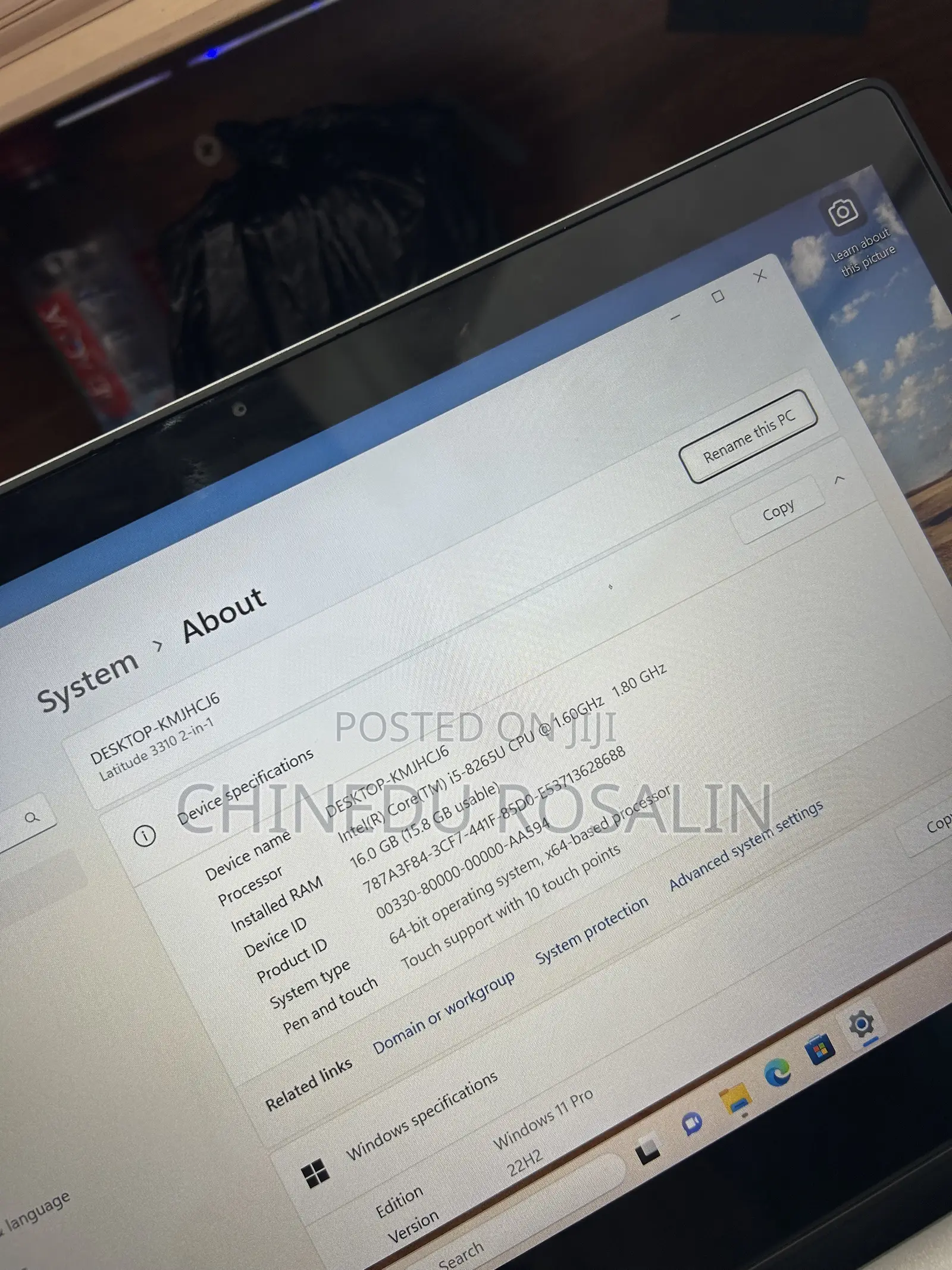 Laptop Dell Latitude 3310 16GB Intel Core i5 SSD 256GB