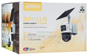 Apollo Hybrid Zoom PT 4G Solar Security Camera