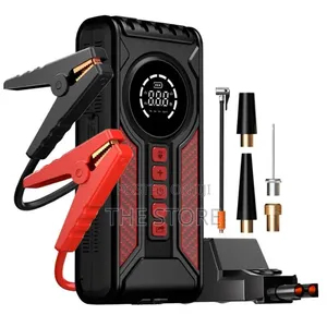 Jump Starter Tire Pump, All-in-One Machine, Inflatable Emergency