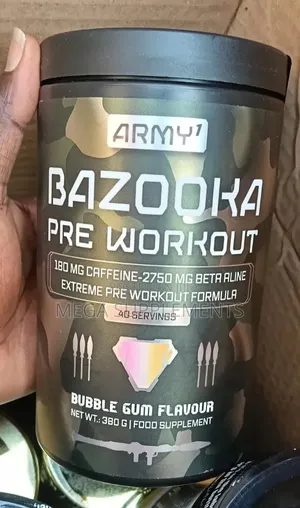 Army Bazooka Preworkout 400mg Caffeine