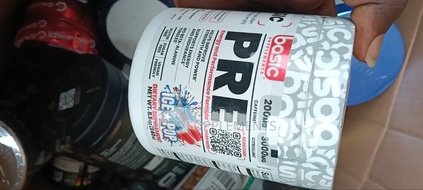 Basic Preworkout 200mg Caffeine