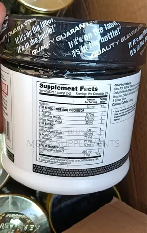 Super Charger Preworkout 300mg Caffeine