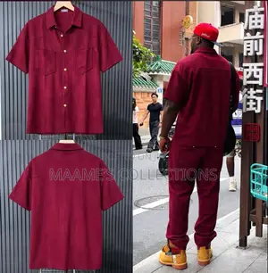 Men’s Premium Short Sleeve Shirt Trousers Set