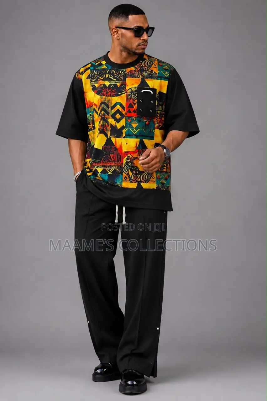 Men’s Stylish Short Sleeve Top Down Sets and Kaftan Top Down Sets