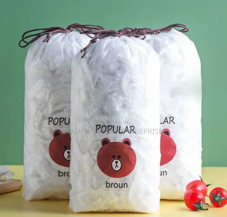 100pcs Rubber Food Covers