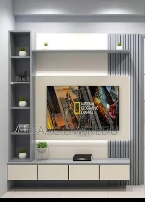 Television Wall Mounted Design With Panels